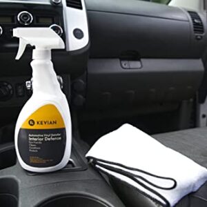 KevianClean Interior Defense Car Vinyl Protectant Dashboard Cleaner for Auto, RV, Boat, Marine, Aircraft - Best Treatment for Bonded, PU & Faux Leather Furniture - Matte Finish 24 oz