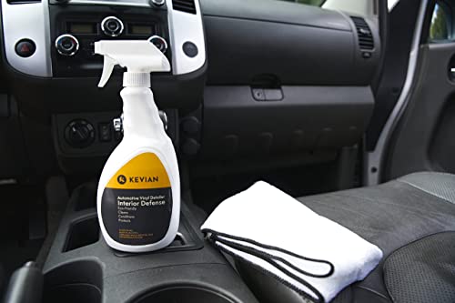 KevianClean Interior Defense Car Vinyl Protectant Dashboard Cleaner for Auto, RV, Boat, Marine, Aircraft - Best Treatment for Bonded, PU & Faux Leather Furniture - Matte Finish 24 oz