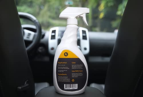 KevianClean Interior Defense Car Vinyl Protectant Dashboard Cleaner for Auto, RV, Boat, Marine, Aircraft - Best Treatment for Bonded, PU & Faux Leather Furniture - Matte Finish 24 oz