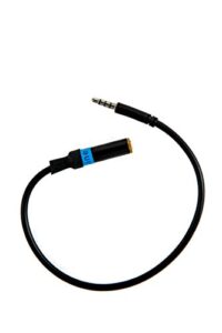 headset buddy line-level audio adapter with built in attenuation for iphone, smartphones, soundboards and mixers (iphone-mic-line)