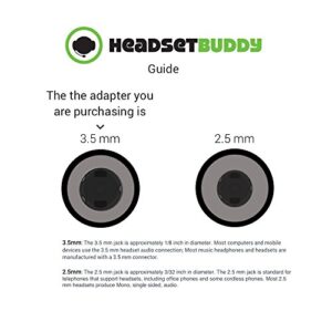 Headset Buddy Line-Level Audio Adapter with Built in Attenuation for iPhone, Smartphones, Soundboards and Mixers (iPhone-Mic-Line)