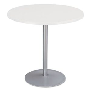 safco products 2490sl entourage table base (top sold separately), silver