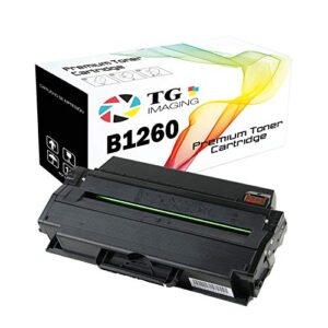 tg imaging (1-pack) compatible toner cartridge replacement for dell b1260dn b1260 1260 toner work with 331-7328 b1260dn b1265 b1265dnf printer