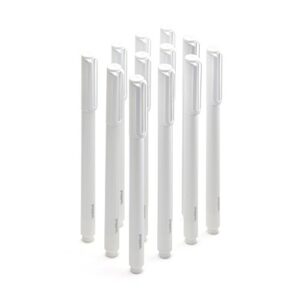 Poppins White Pens 12ct