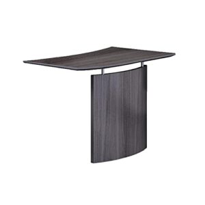 safco products mnbdgllgs medina desk, gray steel laminate