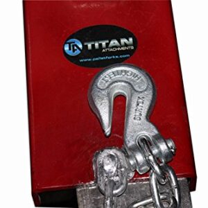 Titan Forklift Hitch Receiver Pallet Forks Trailer Towing Adapter for 2" Insert