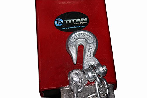Titan Forklift Hitch Receiver Pallet Forks Trailer Towing Adapter for 2" Insert
