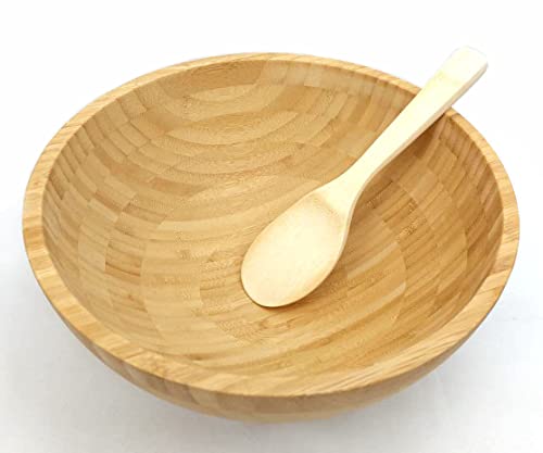 JapanBargain 3669, Natural Bamboo Rice Paddle Rice Scoop Spoon Cooking Spatula for Non Stick Cookware, 9 inches