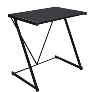 Urban Shop Z-Shaped Student Desk, Black