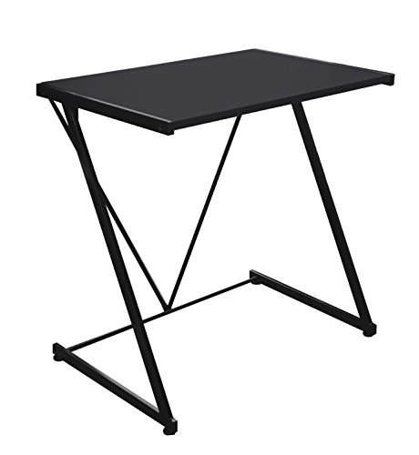 Urban Shop Z-Shaped Student Desk, Black