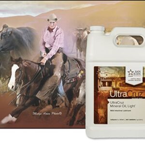 UltraCruz Mineral Oil Light Supplement for Horses, Livestock and Dogs, 1 Gallon