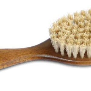 Mars Coat-King Bristle Cat Hair Brush Deshedding Tool – Pet Grooming Supplies for Furry, Shaggy, Loose Hair in all Breeds, Wooden Handle for Thick Coats – ¾” Bristles, 2” Wide Head