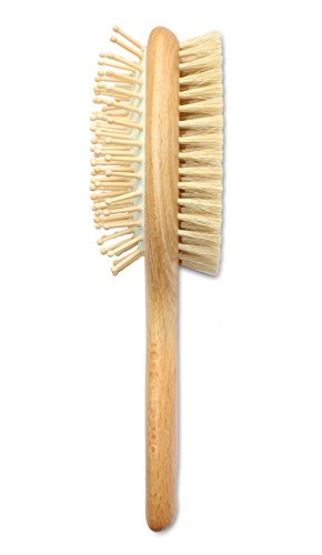 Mars Professional Wood Pin and Bristle Brush for Horses, Mane and Tail, Made in Germany