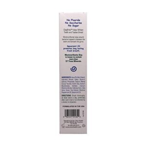 Zion Health ClayBrite White Mineral Toothpaste Natural Mint Flavor 4 oz 120 g