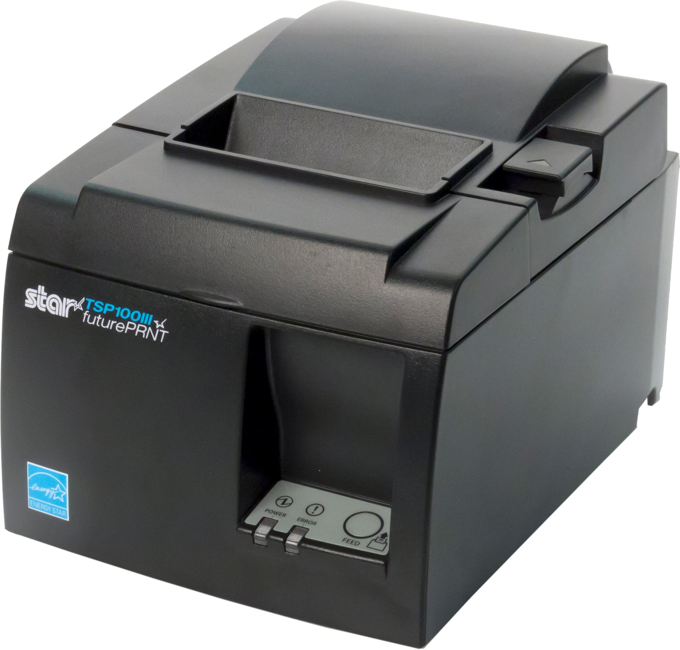 Star Micronics TSP143IIILAN Ethernet (LAN) Thermal Receipt Printer with Auto-Cutter and Internal Power Supply - Gray