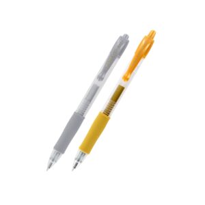 Pilot, G2 Metallics Gel Roller Pens, Fine Point 0.7 mm, Gold & Silver, Pack of 2