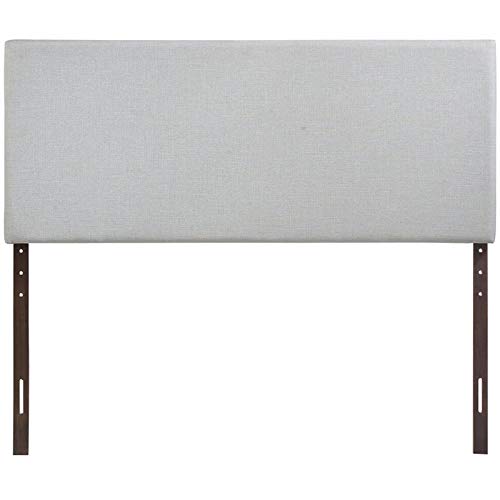 Modway Region Linen Fabric Upholstered Full Headboard in Gray