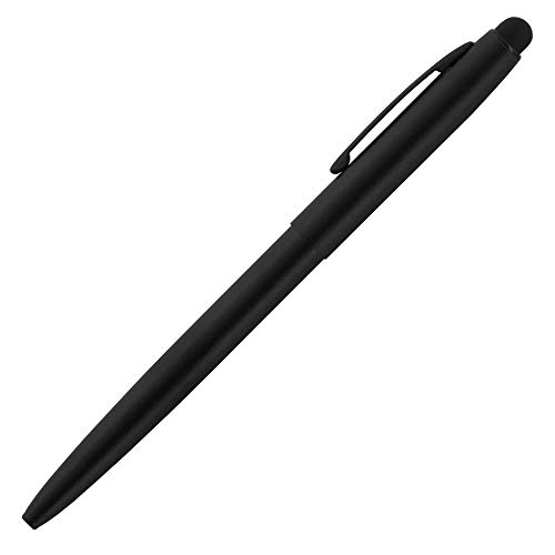 Fisher Space Pen Non Reflective Cap-O-Matic Pen with Conductive Stylus (SM4B/S), Matte Black