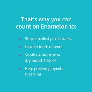 Enamelon Fluoride Toothpaste-2 Pk-Protection Against Painful Sensitivity-Helps Prevent Gingivitis- Promotes Remineralization & Inhibits Demineralization, Mint Breeze