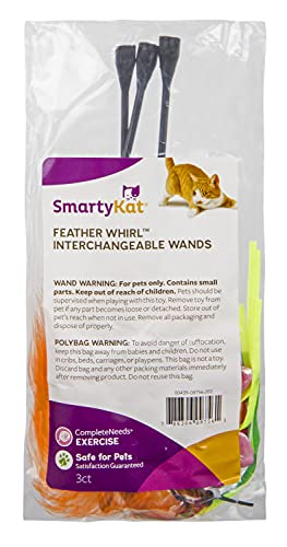 SmartyKat Replacement Wand for use with Petlinks Wild Thing, SmartyKat Twirly Top, Petlinks Dizzy Thing. Medium