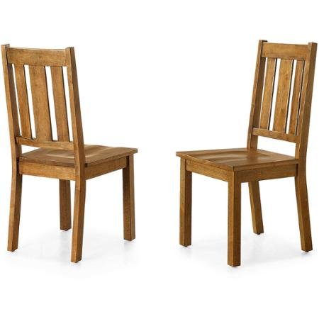 Better Homes and Gardens Bankston Dining Chair, Set of 2, Honey