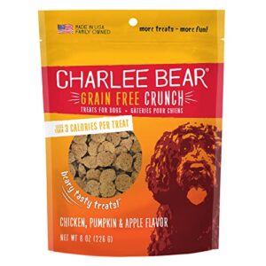 Charlee Bear Grain-Free Bear Crunch Chicken, Pumpkin & Apple Flavor - Net Wt 8 oz.