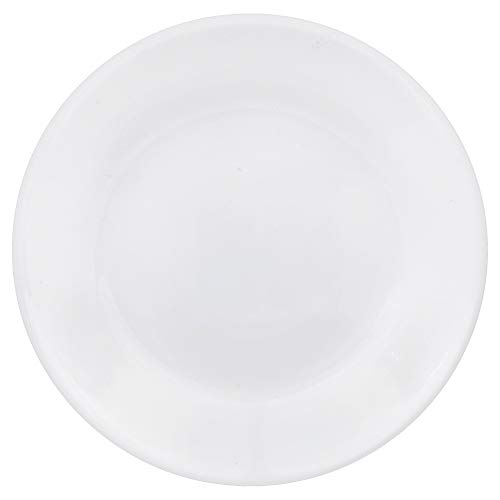 Corelle Vitrelle 6-Piece Salad Appetizer Plate Set, Triple Layer Glass and Chip Resistant, 6-3/4-Inch Lightweight Round Plates, Winter Frost White