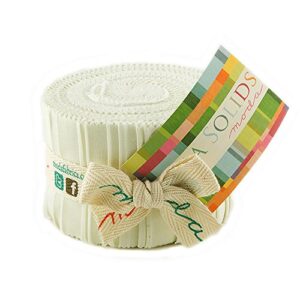 bella solids porcelain jr jelly roll (9900jjr 182) by moda house designer for moda