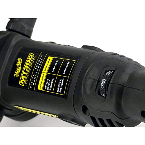 Meguiar's Professional MT300 DA Polisher - Professional-Grade Dual Action Polisher Ideal for the Pro Detailer or Detailing Enthusiast - 1 Count