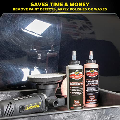 Meguiar's Professional MT300 DA Polisher - Professional-Grade Dual Action Polisher Ideal for the Pro Detailer or Detailing Enthusiast - 1 Count