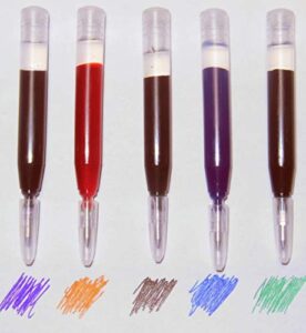 cross color pack - ion gel ink refill cartridges for ion, penatia pump pen, vice, roadster & matrix pens (bulk pack)
