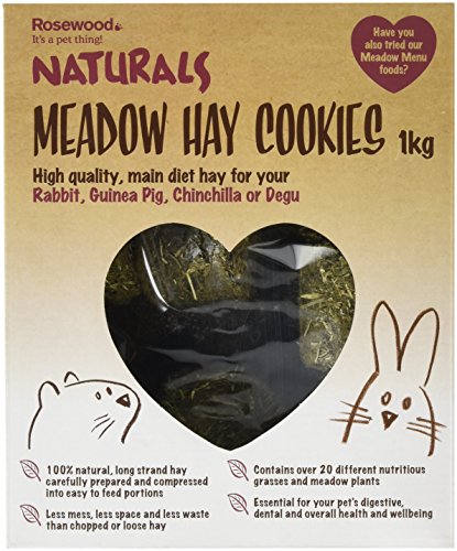 Rosewood Pet Meadow Hay Bales - Food For Small Animals (1 Pack), 2.2 Lb
