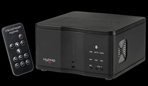 micromega - myamp integrated amplifier/dac/headphone amp in black