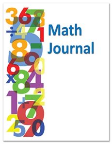 bookfactory elementary school math journal/classroom math book - 10 pack (8.5" x 11" -32 pages) saddle stitched (jou-032-7css-mj-[10-pack]-pjx)