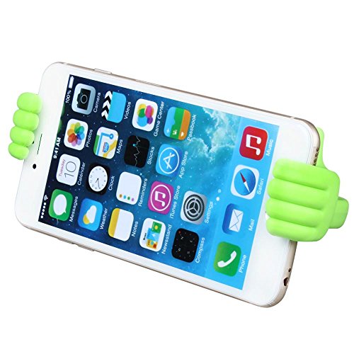 Toch TM Desk Stand for iPhone 4/5/5s/5c/6/6 plus Samsung HTC Nexus Tablet Tab Cartoon Mickey Palm Cellphone Holder Mount Stand Green