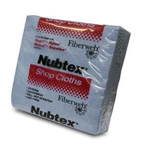 nubtex 313 wipes 13" x 13" shop cloths (case of 375 cloths)