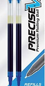 Pilot Precise V7 RT Liquid Ink Retractable Rollerball Pen Refills, 0.7mm, Fine Point, Blue Ink, Pack of 6