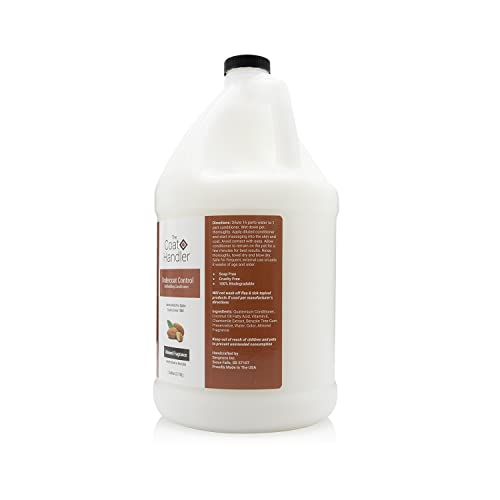 The Coat Handler Undercoat Control Deshedding Conditioner, 1 Gallon - Combats and Reduces Shedding, Undercoat Removal, Omega 3 & 6 Rich, Vitamin E Infused