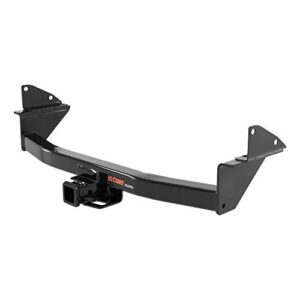 curt 13176 class 3 trailer hitch, 2-inch receiver, 8,000 lbs, fits select gmc canyon, chevrolet colorado, gloss black powder coat