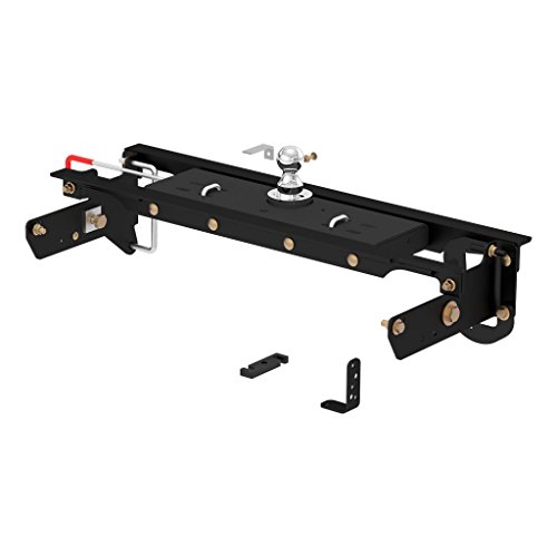 CURT 60720 Double Lock Gooseneck Hitch, 2-5/16-Inch Flip-Over Ball 30K, Fits Select Ford F-250, F-350, F-450 Super Duty, Black