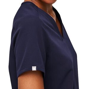 FIGS Casma Three-Pocket Scrub Top for Women – Navy Blue, M