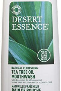 Desert Essence: Tea Tree Oil & Spearmint Mouthwash, 16 oz (2 pack)