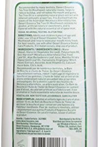 Desert Essence: Tea Tree Oil & Spearmint Mouthwash, 16 oz (2 pack)