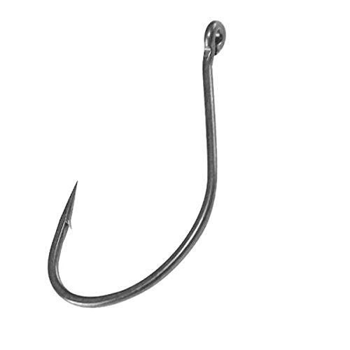 Gamakatsu G-Finesse Drop Shot TGW Smooth Coat Nano Hook, Size 1/0,Black