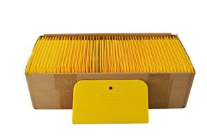 astro 4528 yellow 6" plastic spreader, box of 100