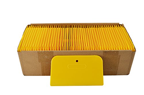 Astro 4528 Yellow 6" Plastic Spreader, Box of 100