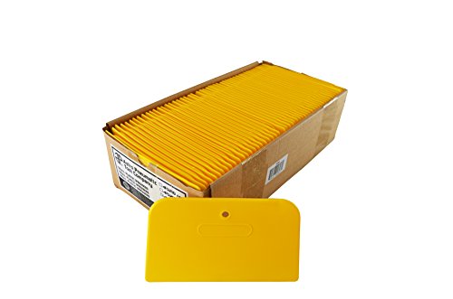 Astro 4528 Yellow 6" Plastic Spreader, Box of 100