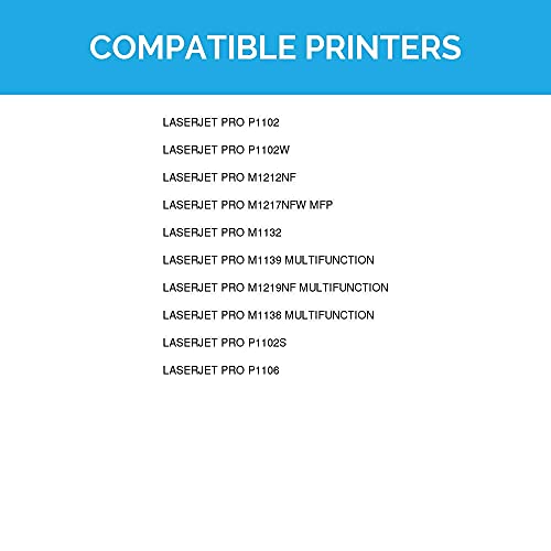 LD Compatible Toner Cartridge Replacement for HP 85A CE285A (Black, 3-Pack)