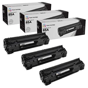 ld compatible toner cartridge replacement for hp 85a ce285a (black, 3-pack)
