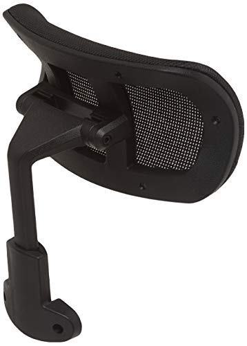Lorell Hi-Back Chair Mesh Headrest,Ergonomic,Black